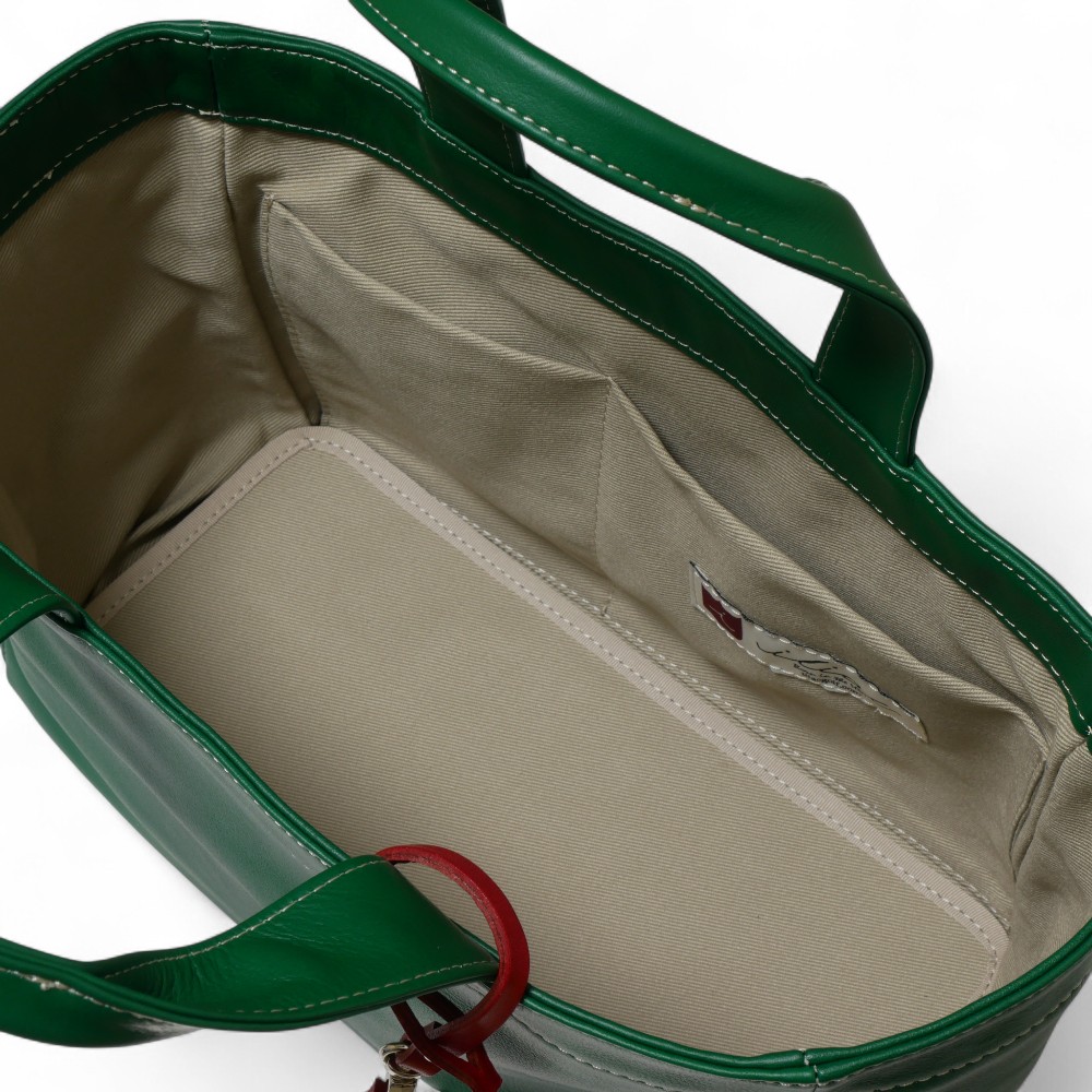 ラウンド トート バッグ イリアック ゴルフ Iliac Golf 本革 グリーン スムース