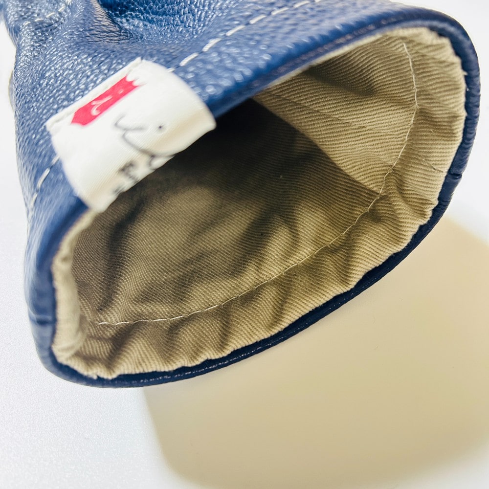 ヘッドカバー フェアウェイウッド 5 fw イリアック ゴルフ ロイヤル ネイビー x ホワイト Iliac Golf 本革