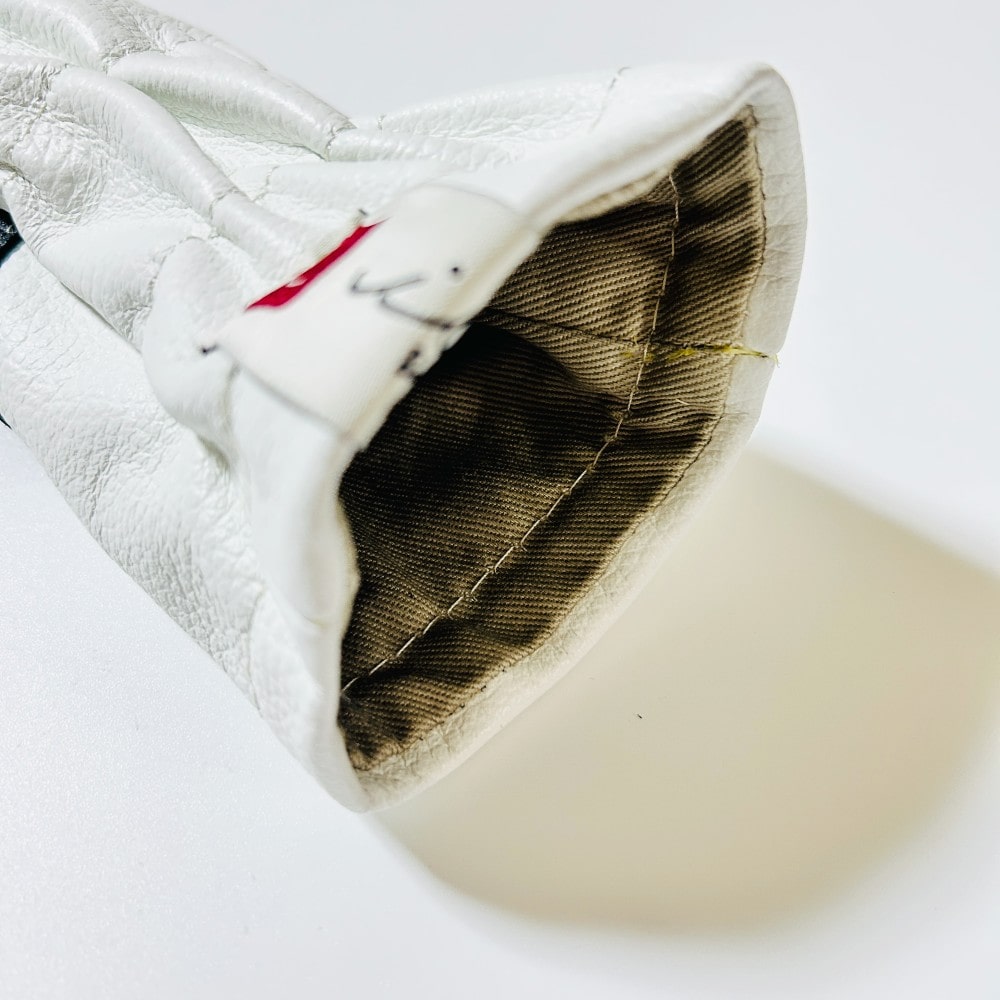 ヘッドカバー ユーティリティ X ut ハイブリッド イリアック ゴルフ ロイヤル ホワイト x ブラック Ver2 Iliac Golf 本革