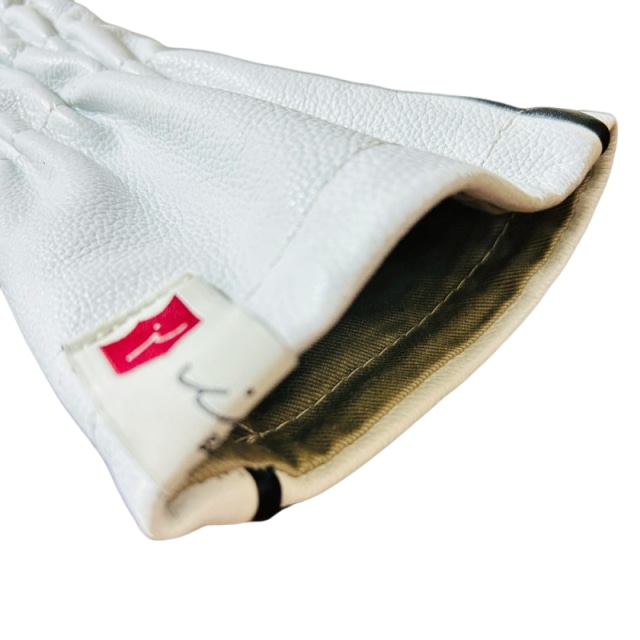 ヘッドカバー フェアウェイウッド 3 fw イリアック ゴルフ タイムレス ホワイト x ブラック Iliac Golf 本革