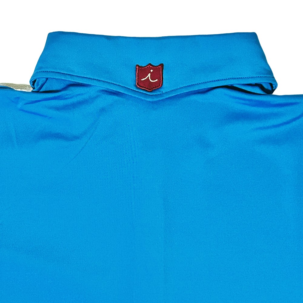 ゴルフシャツ ポロシャツ ソリッド マリンブルー イリアック ゴルフ Iliac Golf M