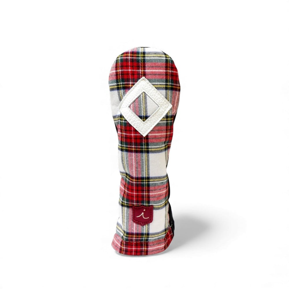 ヘッドカバー ユーティリティ ◇ ut ハイブリッド イリアック ゴルフ ビンテージ タータン x ブラック ヌバック Iliac Golf 本革