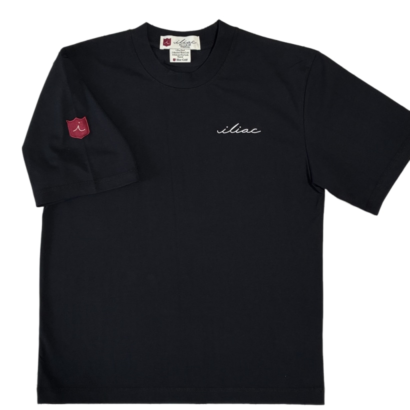 Tシャツ イリアック ゴルフ タイムレスⅡ ブラック 黒 Iliac Golf TimlessⅡ T-Shirts Black S