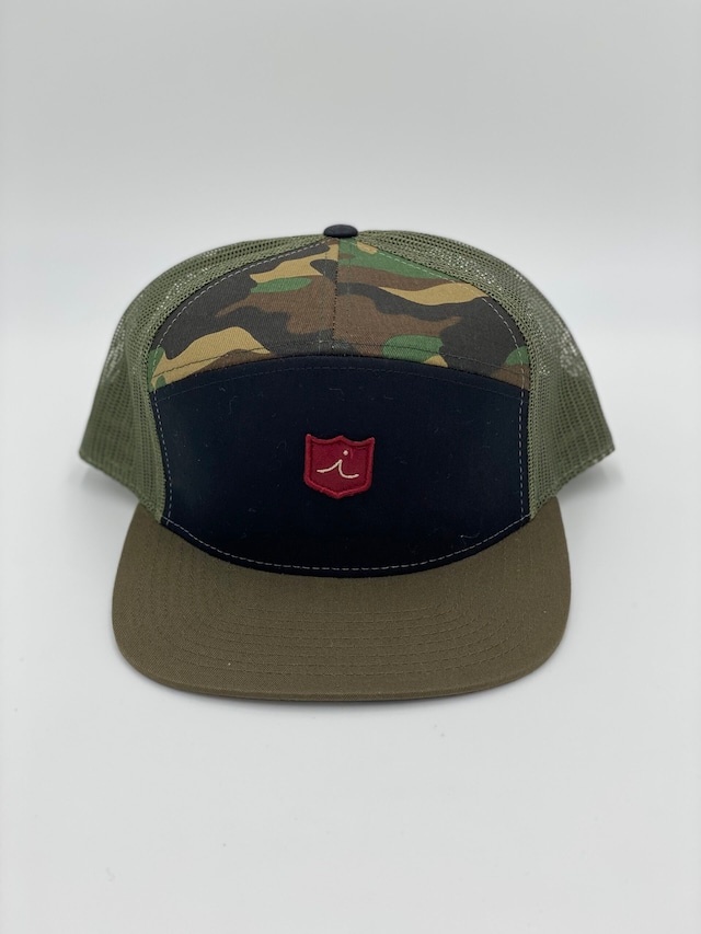 ゴルフ キャップ アジャスタブル ハット イリアックゴルフ 黒 x 緑 カモ Iliac Golf Adjustable Hat Black x Green Camo