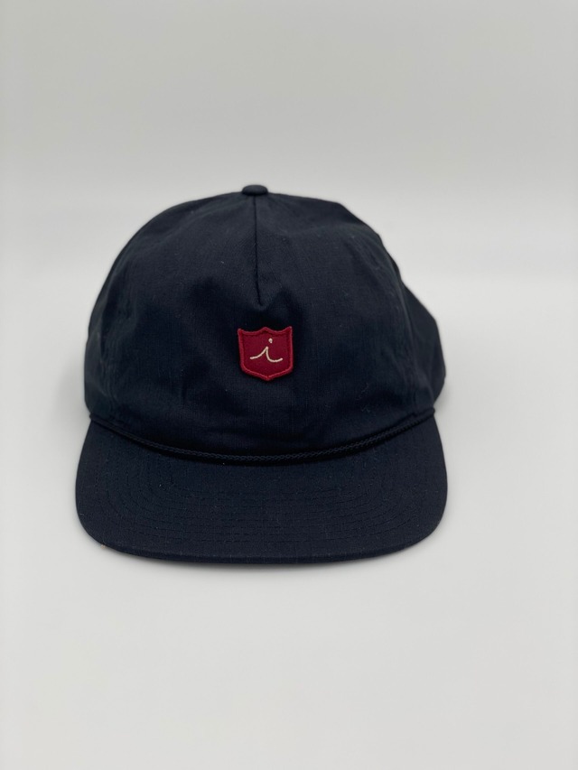 ゴルフ キャップ アジャスタブル ハット イリアックゴルフ クラシック ブラック x ブラック コード Iliac Golf Adjustable Hat Classic Black x Black Cord