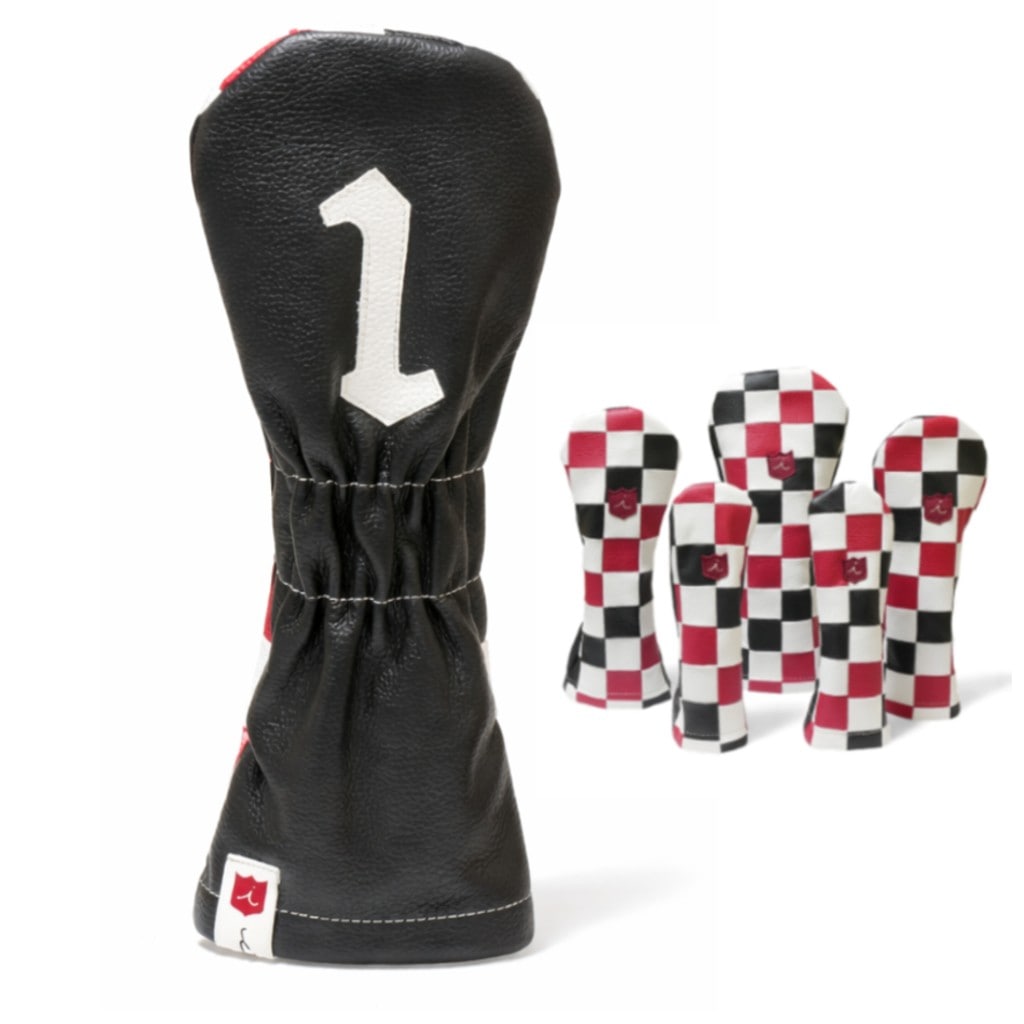 ヘッドカバー ドライバー イリアック ゴルフ パッチワーク リミテッド Day＆Night  本革 Iliac Golf dr