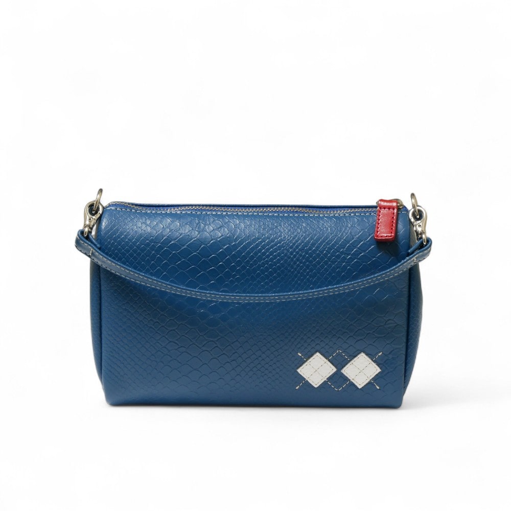 ポーチ イリアック ゴルフ Iliac Golf 本革 ブルー ボア