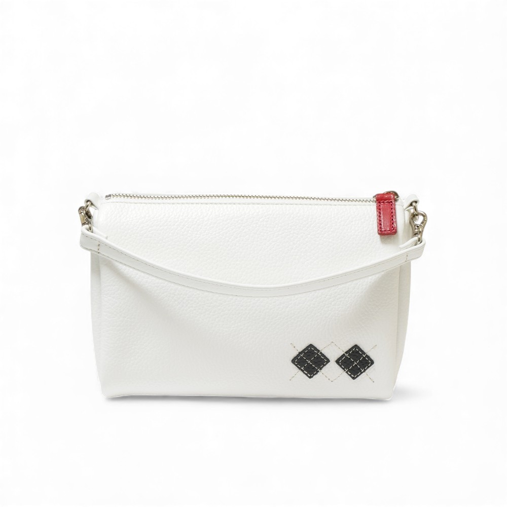 ポーチ イリアック ゴルフ Iliac Golf 本革 ホワイト シュリンク