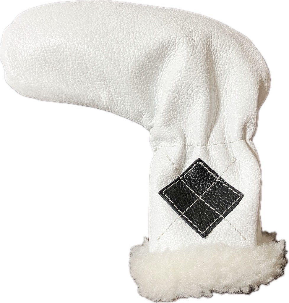 パターカバー ピン型 ピンタイプ クラウド イリアック ゴルフ アーガイル Iliac Golf 本革 ホワイト シュリンク