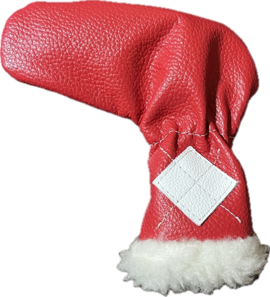 パターカバー ピン型 ピンタイプ クラウド イリアック ゴルフ アーガイル Iliac Golf 本革 レッド シュリンク