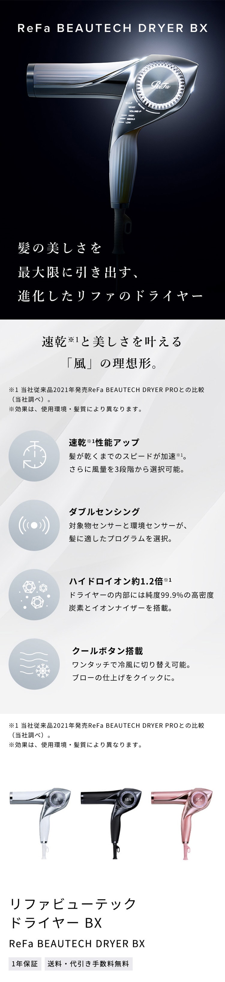 リファビューテック ドライヤー BX(ホワイト)(ホワイト): MTG リファビューテック ドライヤー BX(ホワイト)(ホワイト): MTG