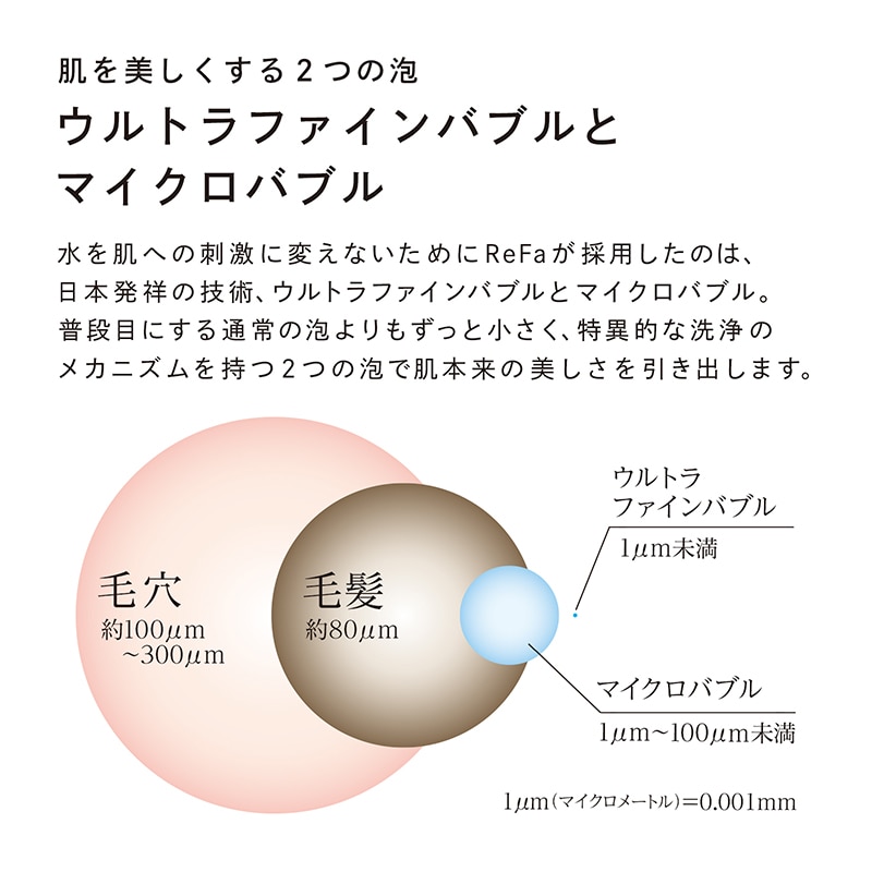 リファファインバブル ピュア(ブラック) プレゼント ギフト 誕生日 結婚祝い シャワーヘッド