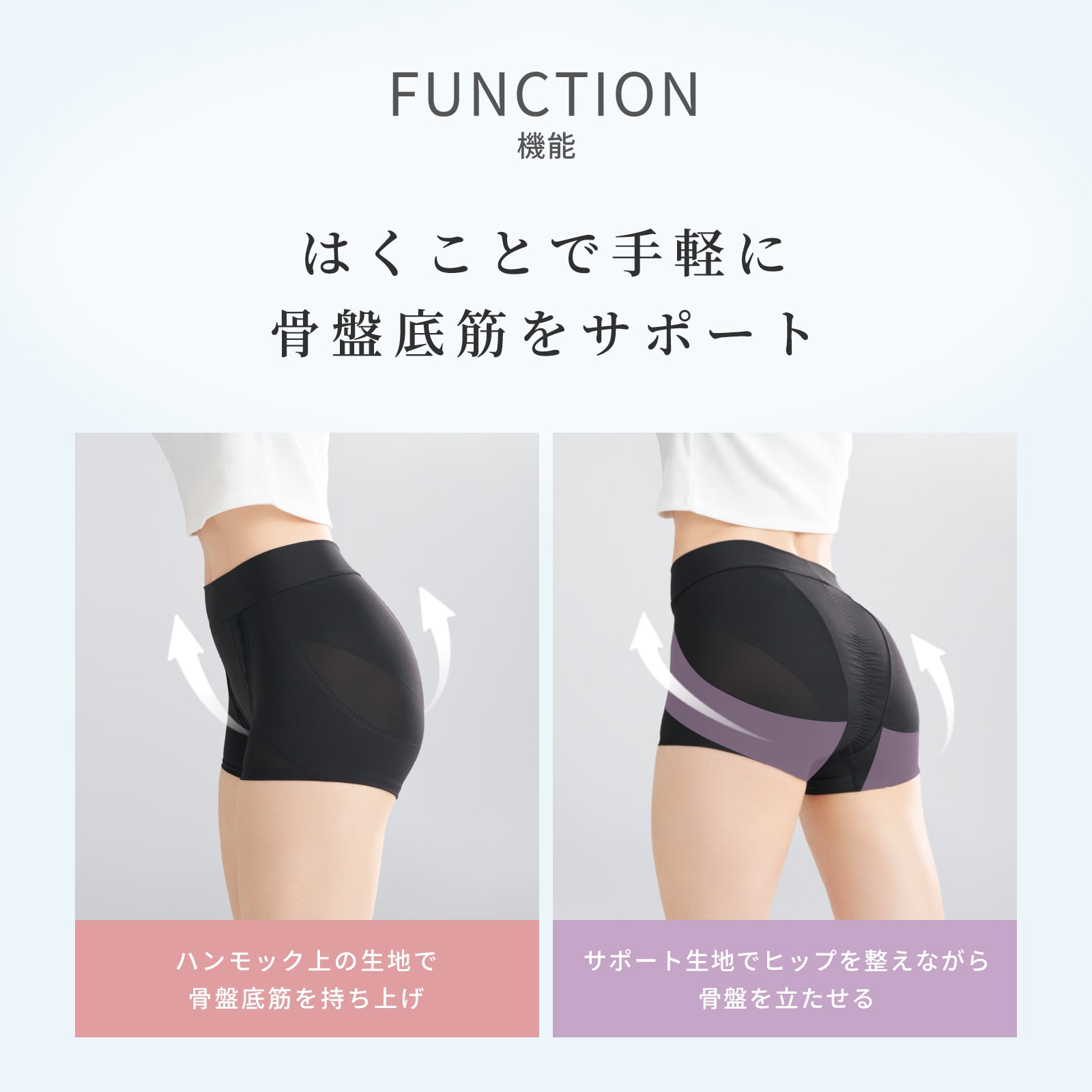 シックスパッド 骨盤底筋ショーツ ペールブルー S ペールブルー S