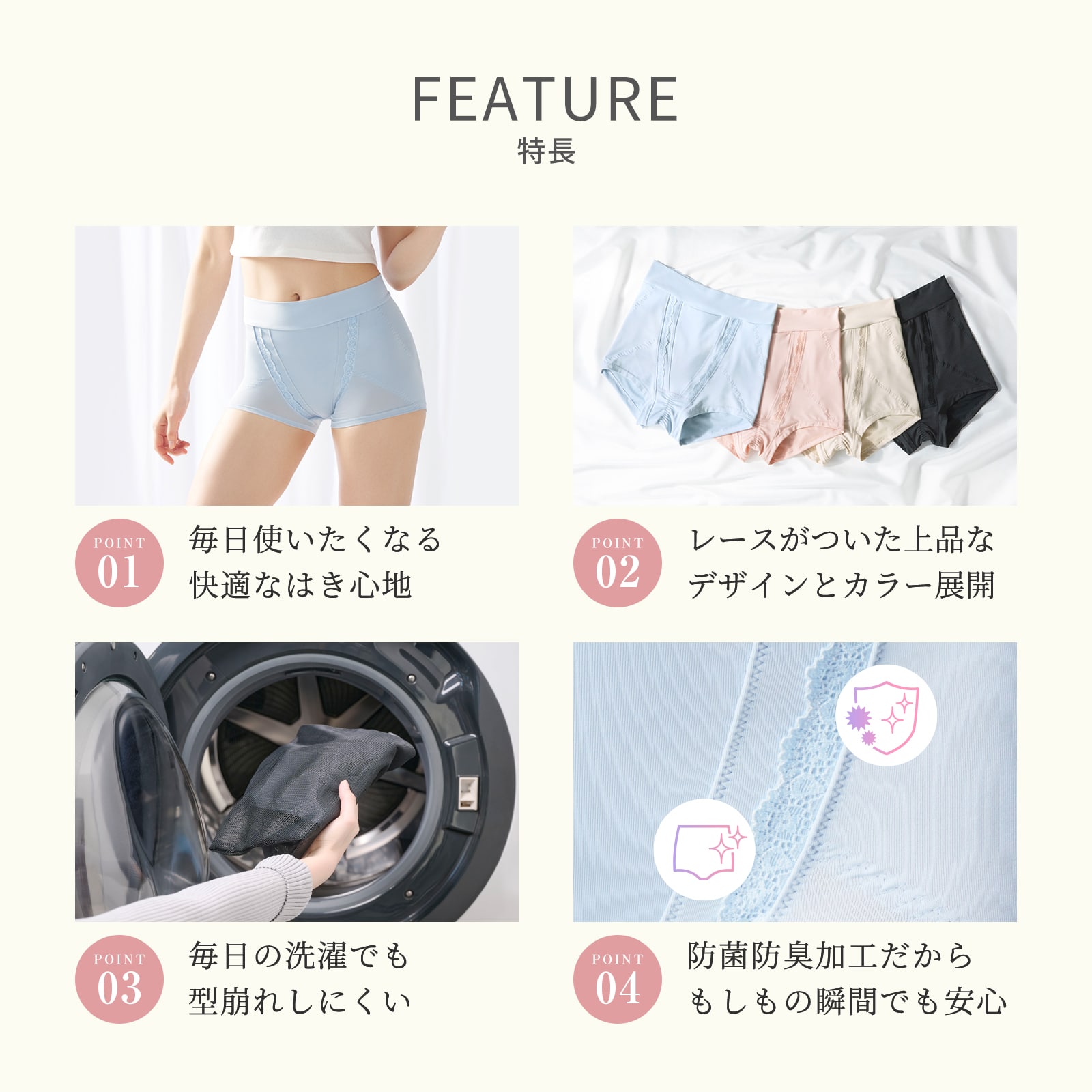 シックスパッド 骨盤底筋ショーツ ペールブルー S ペールブルー S