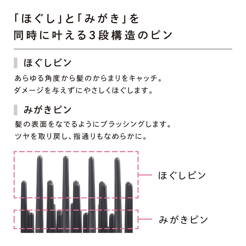 リファハートブラシレイ（グラデーションピンク）(グラデーション 