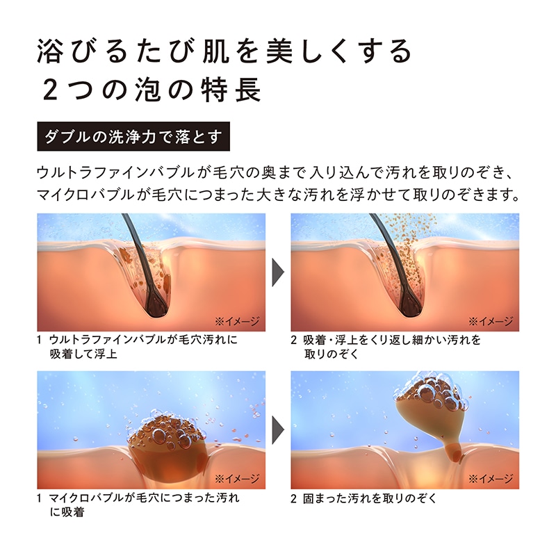 リファファインバブル ピュア(ホワイト) プレゼント ギフト 誕生日 結婚祝い シャワーヘッド