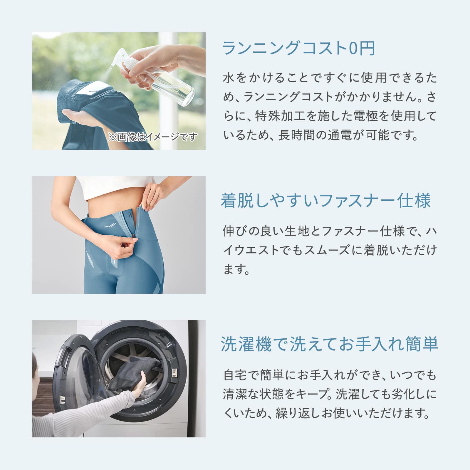 シックスパッド コアヒップ S アッシュブルー S