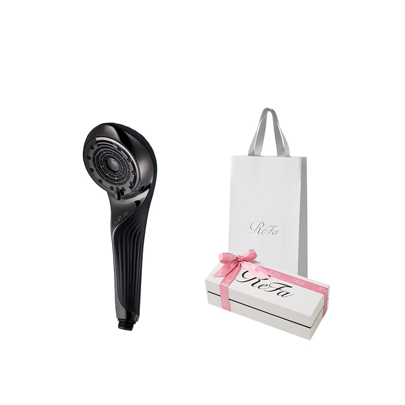 【SPRING 2026 リボンラッピング】リファファインバブル U（ブラック） ＆ ReFa ショッパー