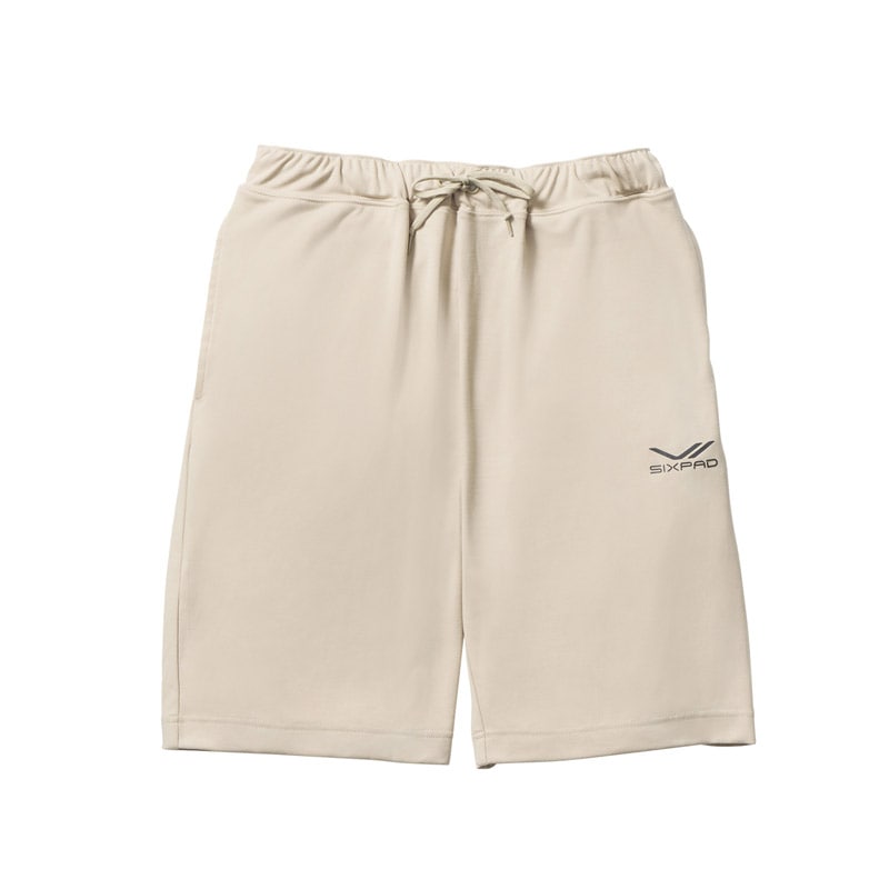 シックスパッド リカバリーウェア スリープパンツ(ハーフ丈) ベージュ S 疲労回復 血行促進