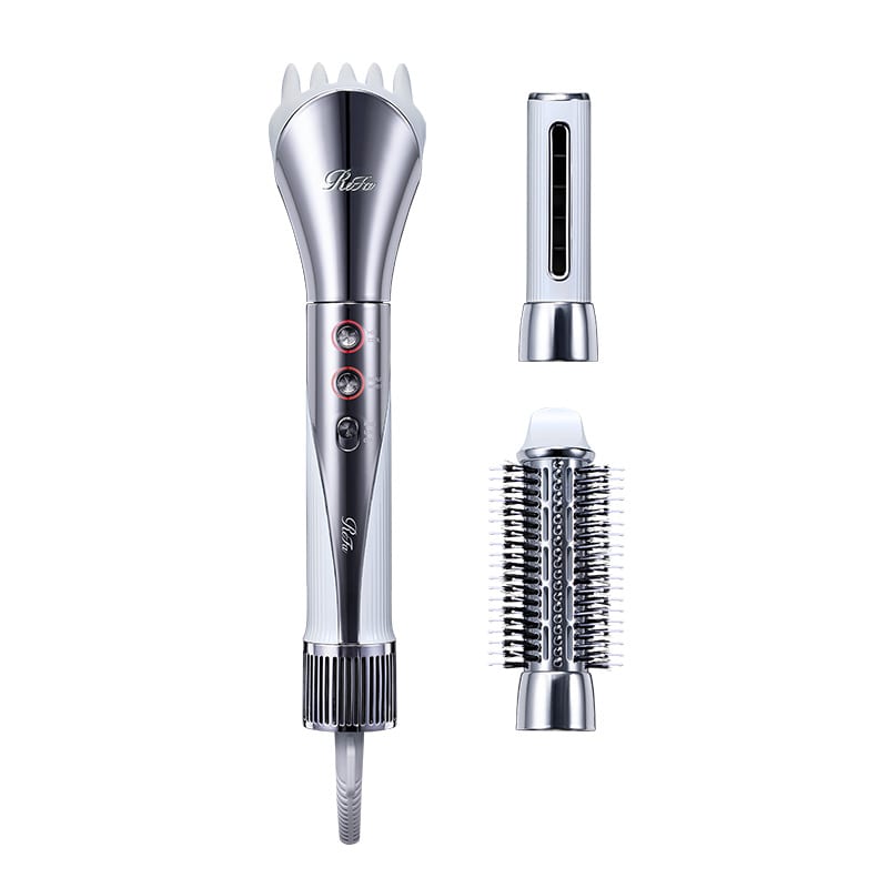 リファビューテック リセッター（ホワイト） くるくるアイロン カールドライヤー