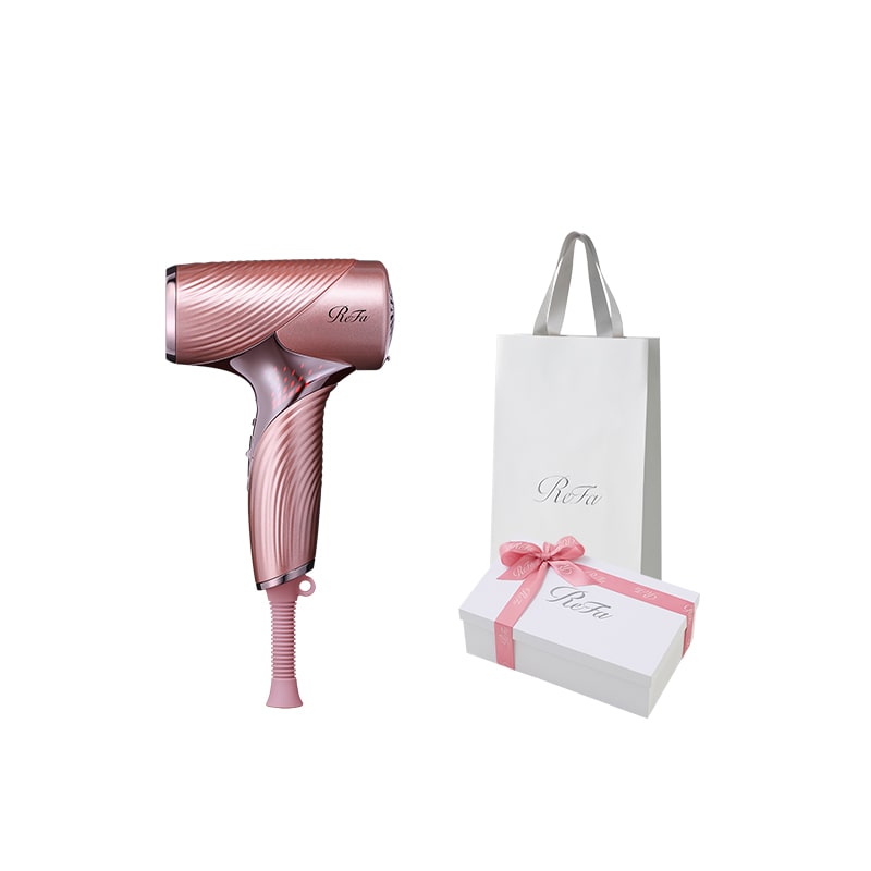 【SPRING 2026 リボンラッピング】リファビューテック ドライヤー SE（ピンク）& ReFa ショッパー