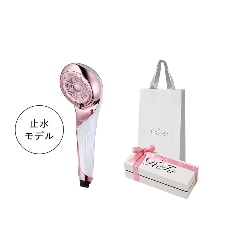 【SPRING 2026 リボンラッピング】リファファインバブル U+（ピンク） ＆ ReFa ショッパー スリムM