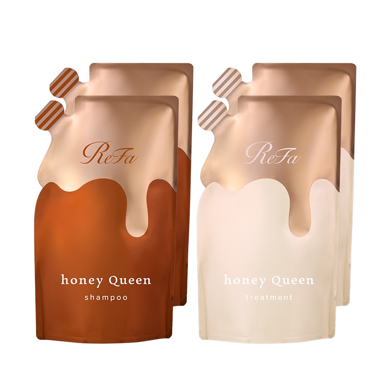 リファハニークイーンシャンプー 450mL ＆ リファハニークイーントリートメント450g ×2 セット