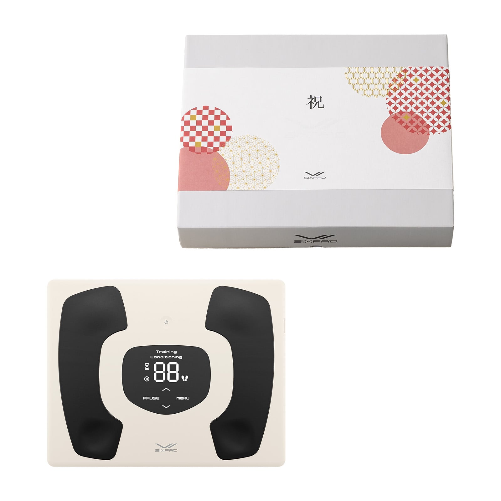 シックスパッド フットフィット3 コンパクト&フットフィット3 コンパクト用熨斗風ラッピング「祝」 セット