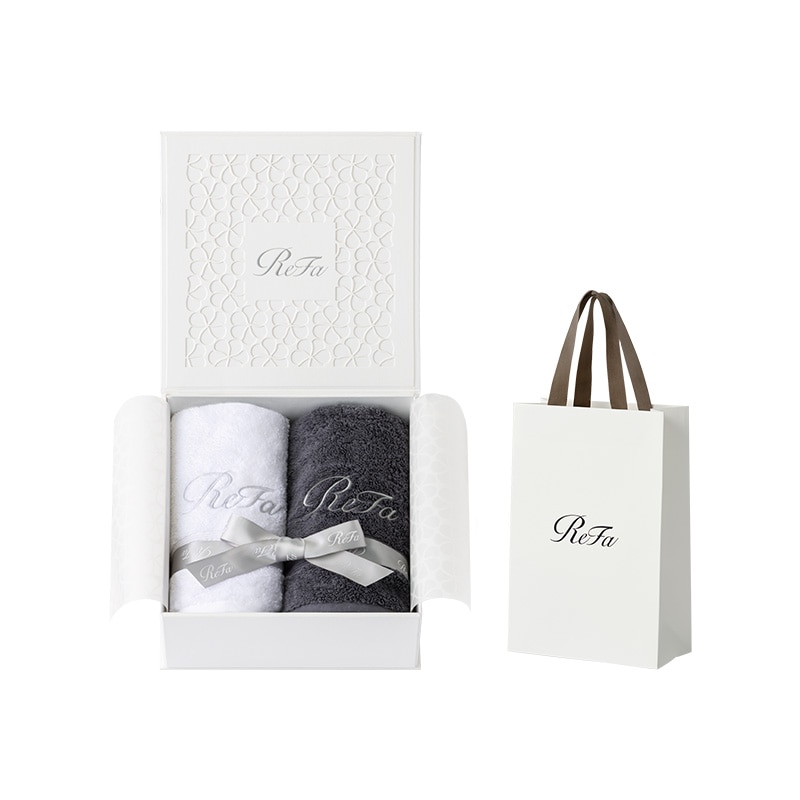 リファヘアフェイスタオル2枚セット ＋ ショッパーS