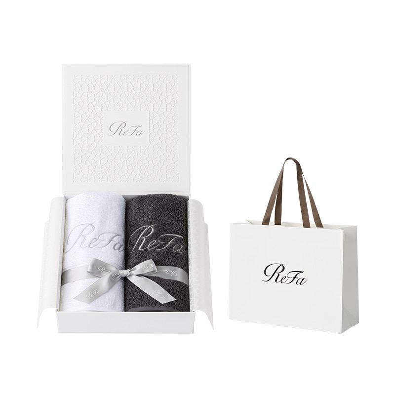 リファバスタオル2枚セット ＋ ショッパーM