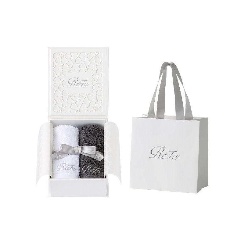 リファハンドタオル2枚セット ＋ ショッパーセット