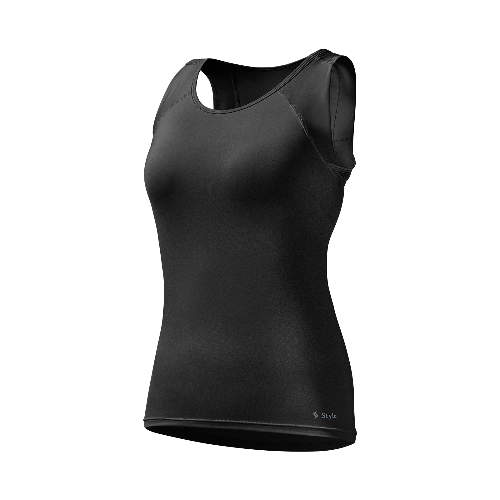 スタイル ビーエックス インナーウェア タンクトップ（カップ付き）ブラック S