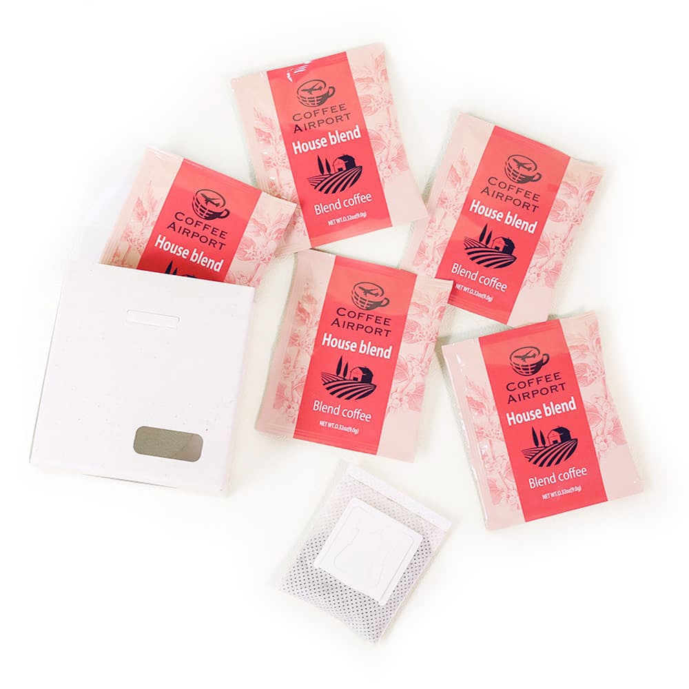 【4種×各5袋】※クリスマス限定ラッピング付き※ ドリップバッグ&コーヒーバッグセット D:Green Triangles