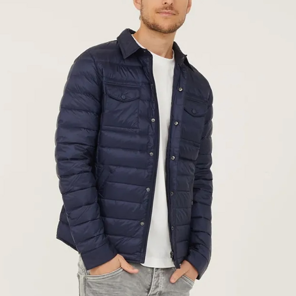 CRIS (NUIT/S)ダウンジャケット J113 BLEU NUIT S