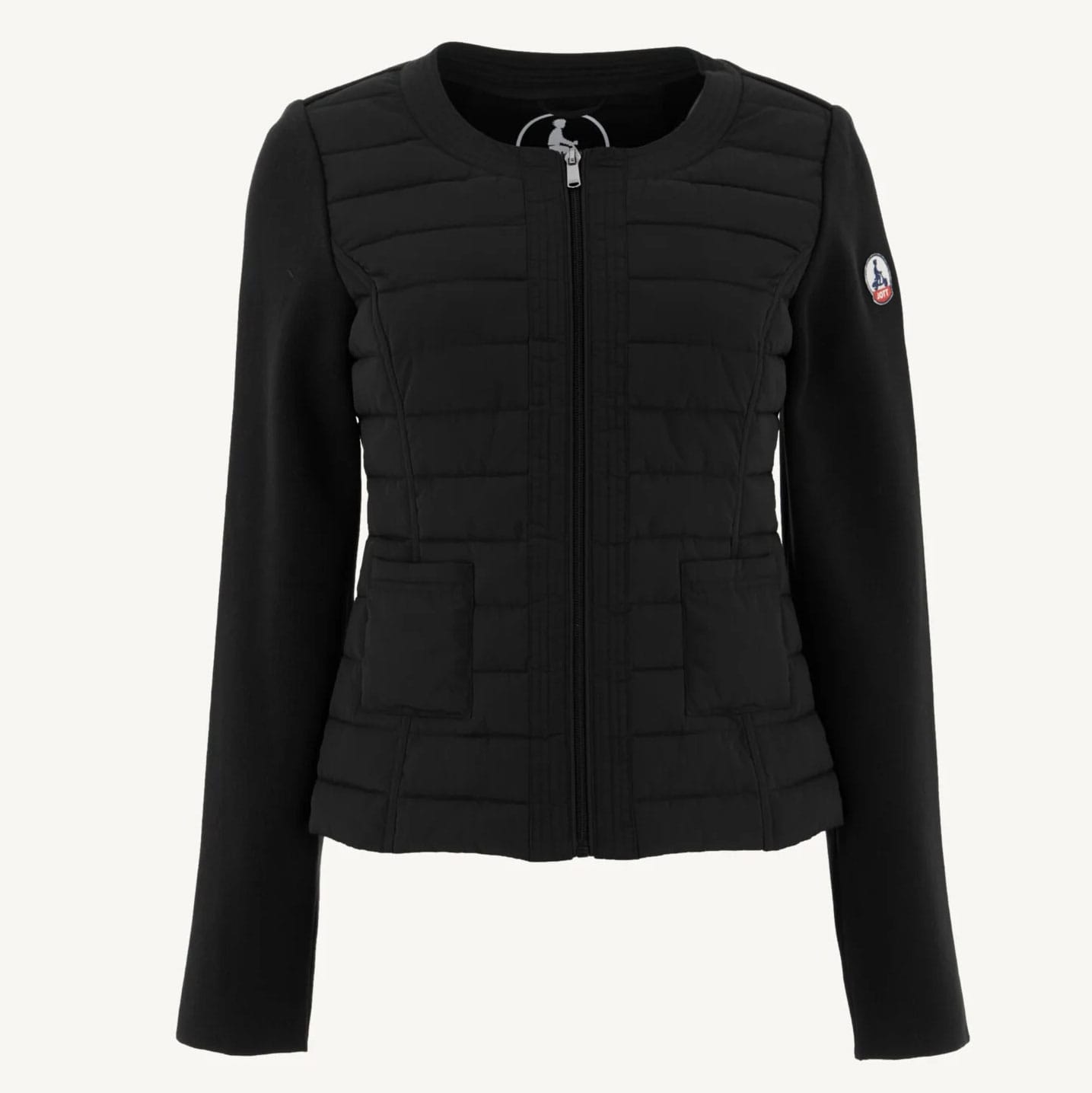 ALMERIA　(BLACK/S)ニットジャケット