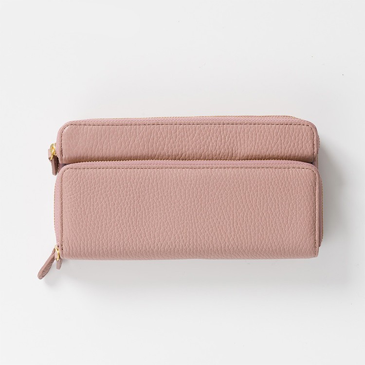 姫路レザー トラッカーウォレット 3層 茶芯ブラック アポロコンチョ