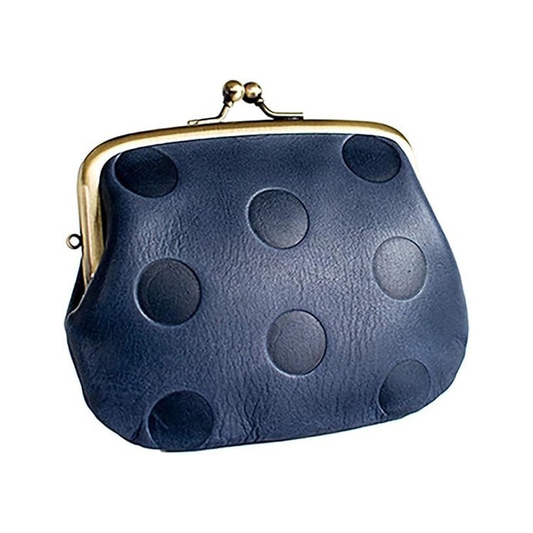 [Kanmi.]キャンディ 親子がま口 WL13-43 ネイビー