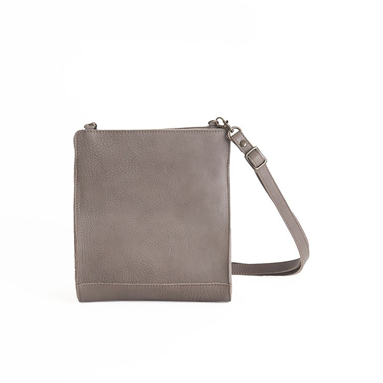 [Kanmi.]ペーパー ショルダーバッグ ピュアグレー