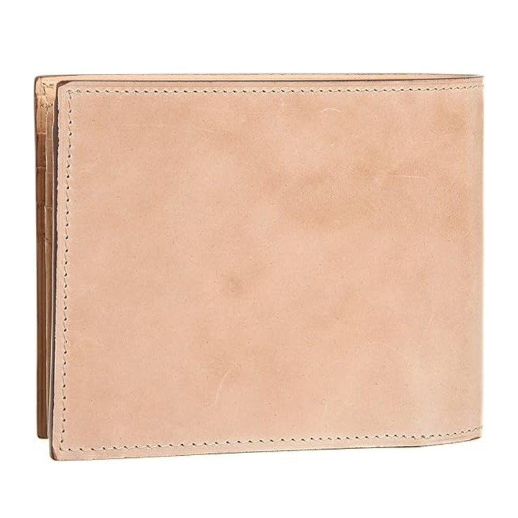 [FLYING HORSE]ナチュラル コードバンレザー 二つ折り財布 [名入れ無料]