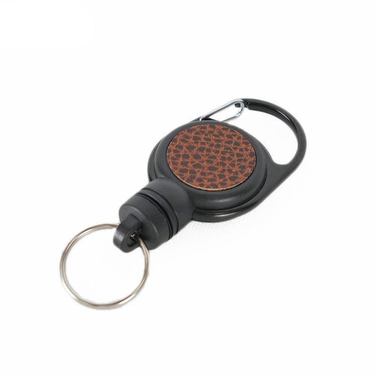 [SNOBBIST]アルチェレザーマグネット付きリールキー ブラウン[ネコポス便出荷]