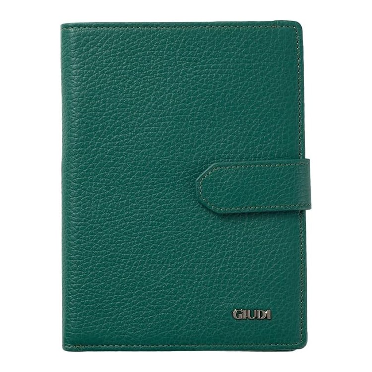 [GIUDI]イタリア製 通院ウォレット グリーン [名入れ無料]