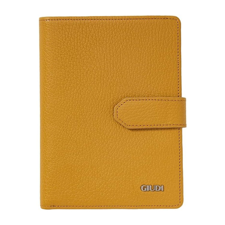 [GIUDI]イタリア製 通院ウォレット マスタード [名入れ無料]