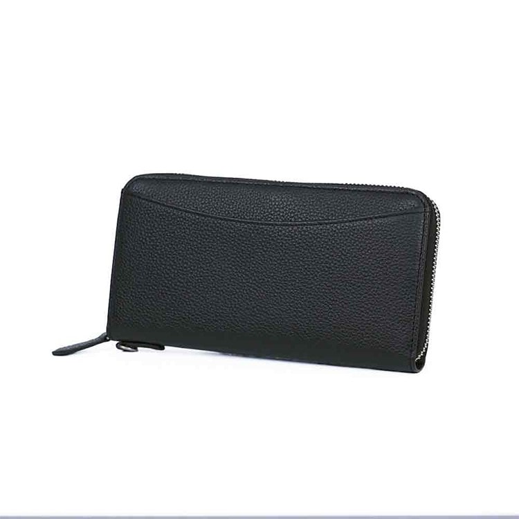 [GLENCHECK]小銭が分けられるギャルソン長財布 ブラック [名入れ無料]