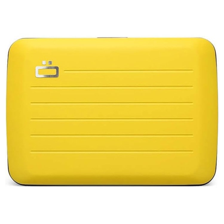 [OGON]フランス製アルミカードホルダー SMART CASE V2 イエロー [名入れ無料]