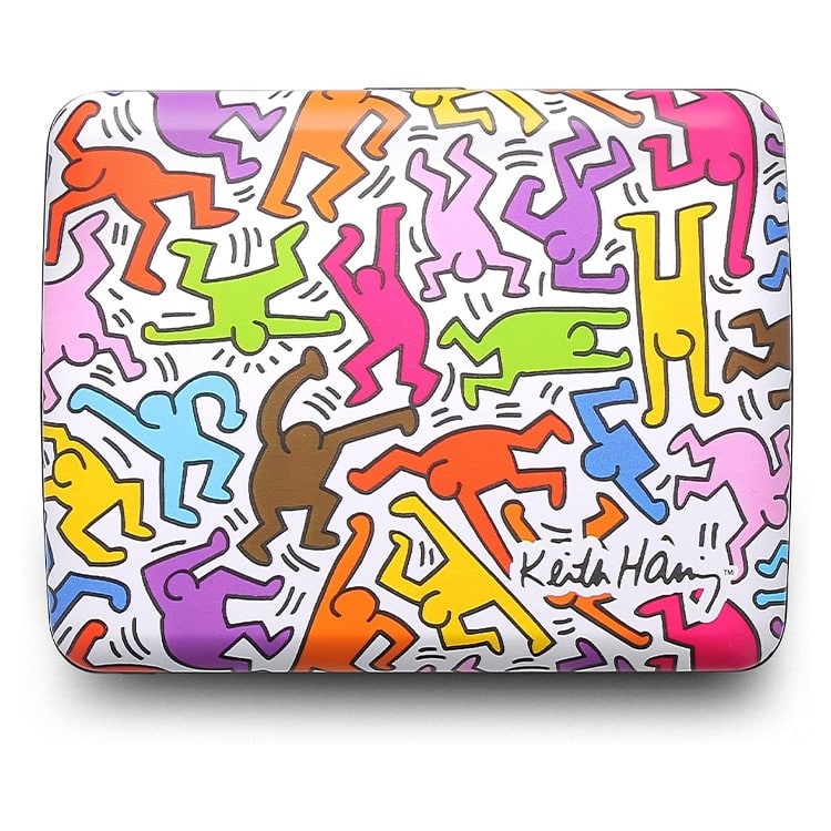 [OGON]フランス製 アルミカードホルダー ラージ　キースへリングカラー