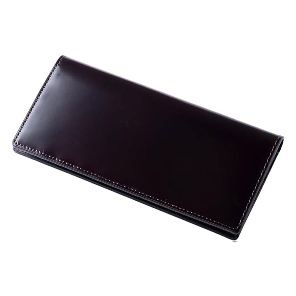 [FLYING HORSE]日本製 コードバンレザー 長札財布 バーガンディ [名入れ無料]