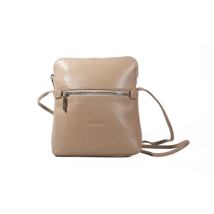 [GIUDI] イタリア製ミニショルダーバッグ　トープ