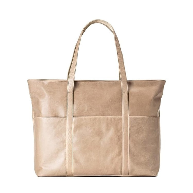 [FLYING HORSE]日本製 軽量 馬革 トートバッグ ベージュ