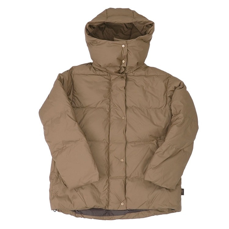 [ZANTER] ダウンジャケット フーディ レディース キャメル