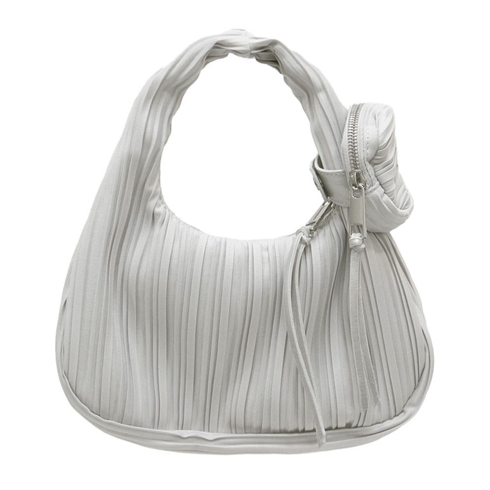 [BLUEORB]Mini Hobo Bag メタルグレー